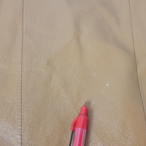 Bagatelle Womens Leather Jacket Size 8 Petite Long Sleeve Brown - Picture 8 of 10